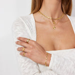 Sun Kiss Sæt 18K Guldbelagt