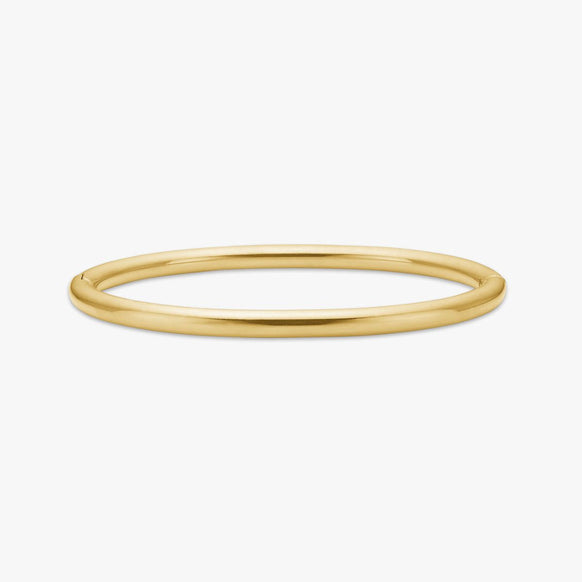 Oval Dome Bangle 18K Guldbelagt