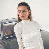 Scoria Creoler 925S Sølvbelagt 16mm Camilla Krøyer Jewellery