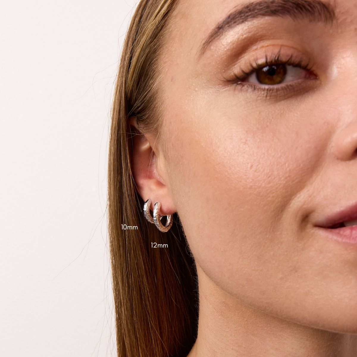 Scoria Creoler 925S Sølvbelagt 10mm