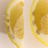 Wing Krystal Stud Øreringe 18K Guldbelagt