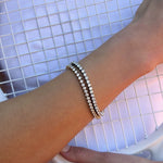 Tennis Luxe Armbånd 18K Guldbelagt 3mm