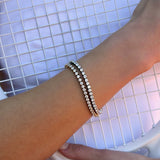 Tennis Luxe Armbånd 18K Guldbelagt 3mm