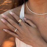 Classic Band Ring 18K Guldbelagt 6mm