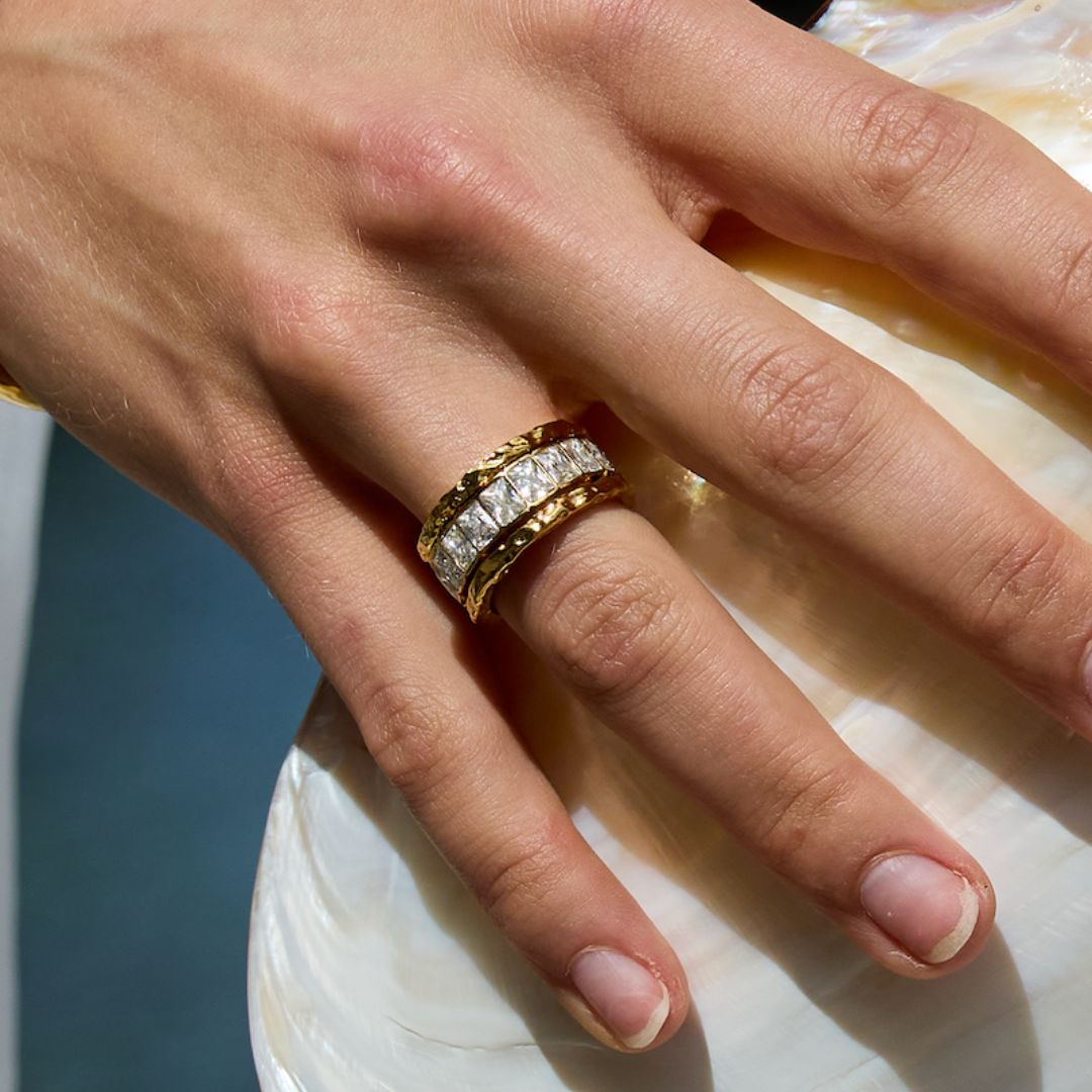 Scoria Classic Ring 18K Guldbelagt