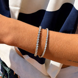Tennis Luxe Armbånd 18K Guldbelagt 3mm