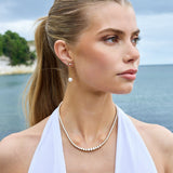 Tennis Luxe Icon Halskæde 18K Guldbelagt