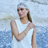 Tennis Luxe Halskæde 18K Guldbelagt 3mm