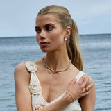 Tennis Luxe Halskæde 18K Guldbelagt 4mm