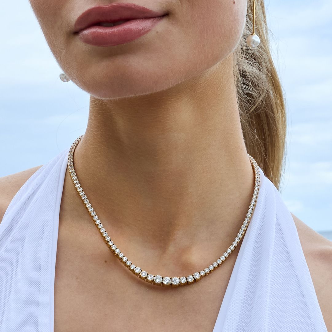 Tennis Luxe Icon Sæt 18K Guldbelagt