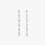 Scoria Dangler øreringe 925S Sølvbelagt Lang Camilla Krøyer Jewellery