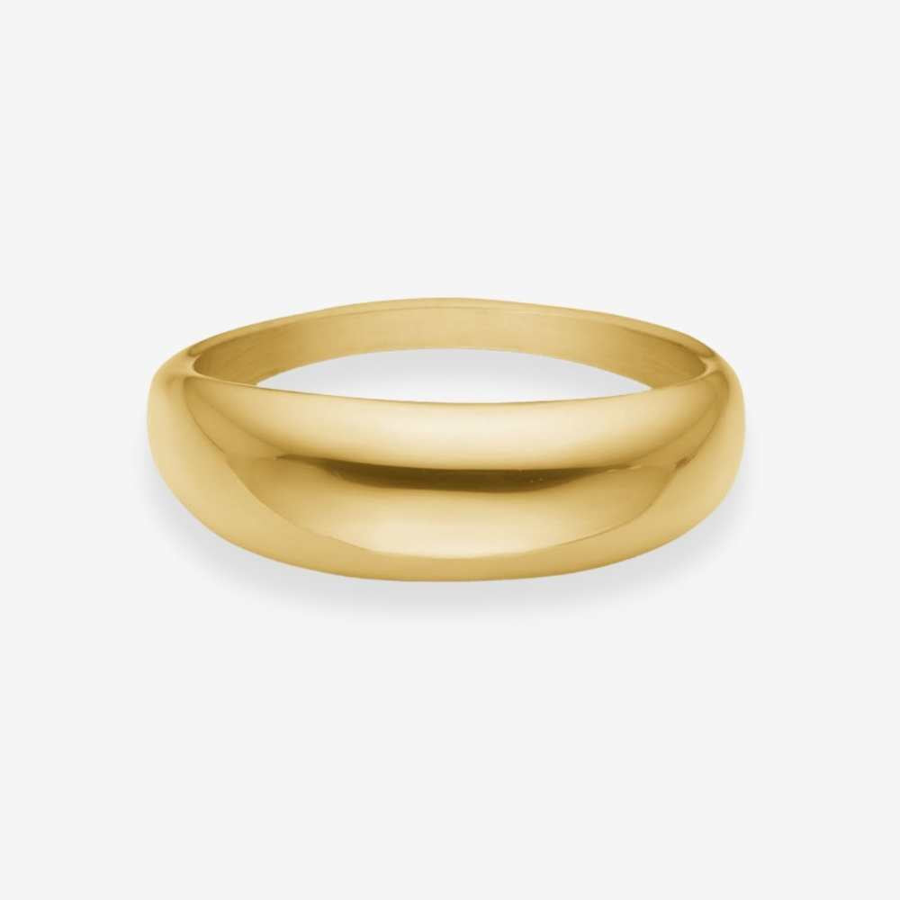 Camilla Krøyer Jewellery Classic Dome Ring 18K guldbelagt