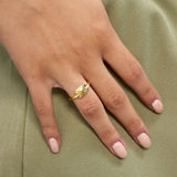 Sun Kiss Oval Ring 18K Guldbelagt Camilla Krøyer jewellery