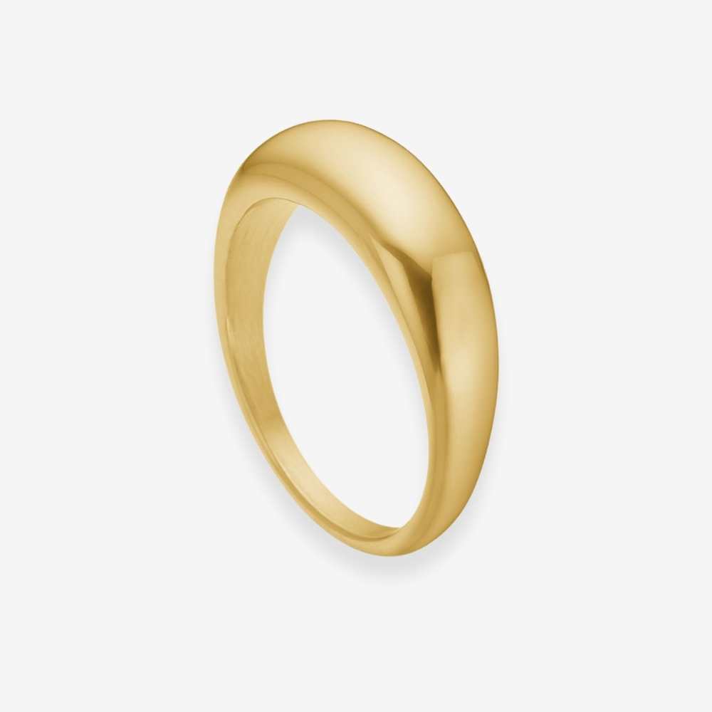 Camilla Krøyer Jewellery Classic Dome Ring 18K guldbelagt