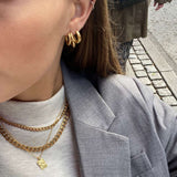 Camilla Krøyer Jewellery Classic Dobbelt Hoops 18K guldbelagt