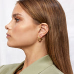 Camilla Krøyer Jewellery Classic Dobbelt Hoops 18K guldbelagt