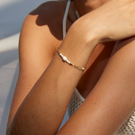 Panser Facet Mix Perle Armbånd 18K Guldbelagt 3mm [LIMITED EDITION] Camilla Krøyer Jewellery