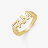 Camilla Krøyer Jewellery FAM Signet Ring 18K Guldbelagt