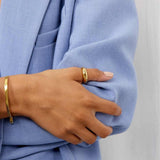 Camilla Krøyer Jewellery Star Classic Dome Ring 18K Guldbelagt