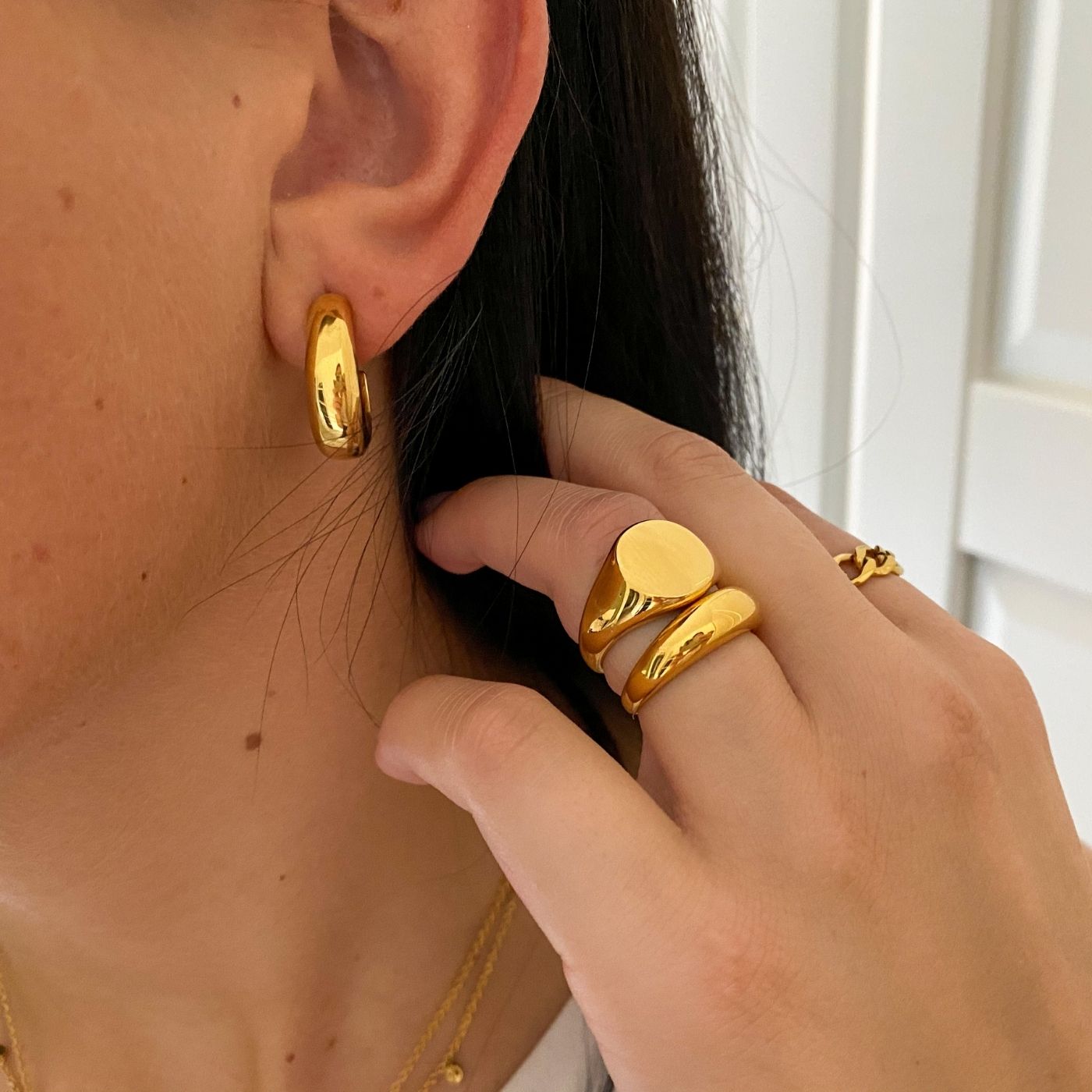 Camilla Krøyer Jewellery Classic Dome Ring 18K guldbelagt