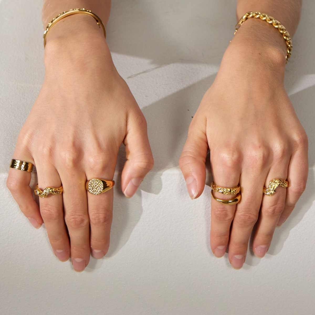 Camilla Krøyer Jewellery - Scoria Classic Ring 18K Guldbelagt