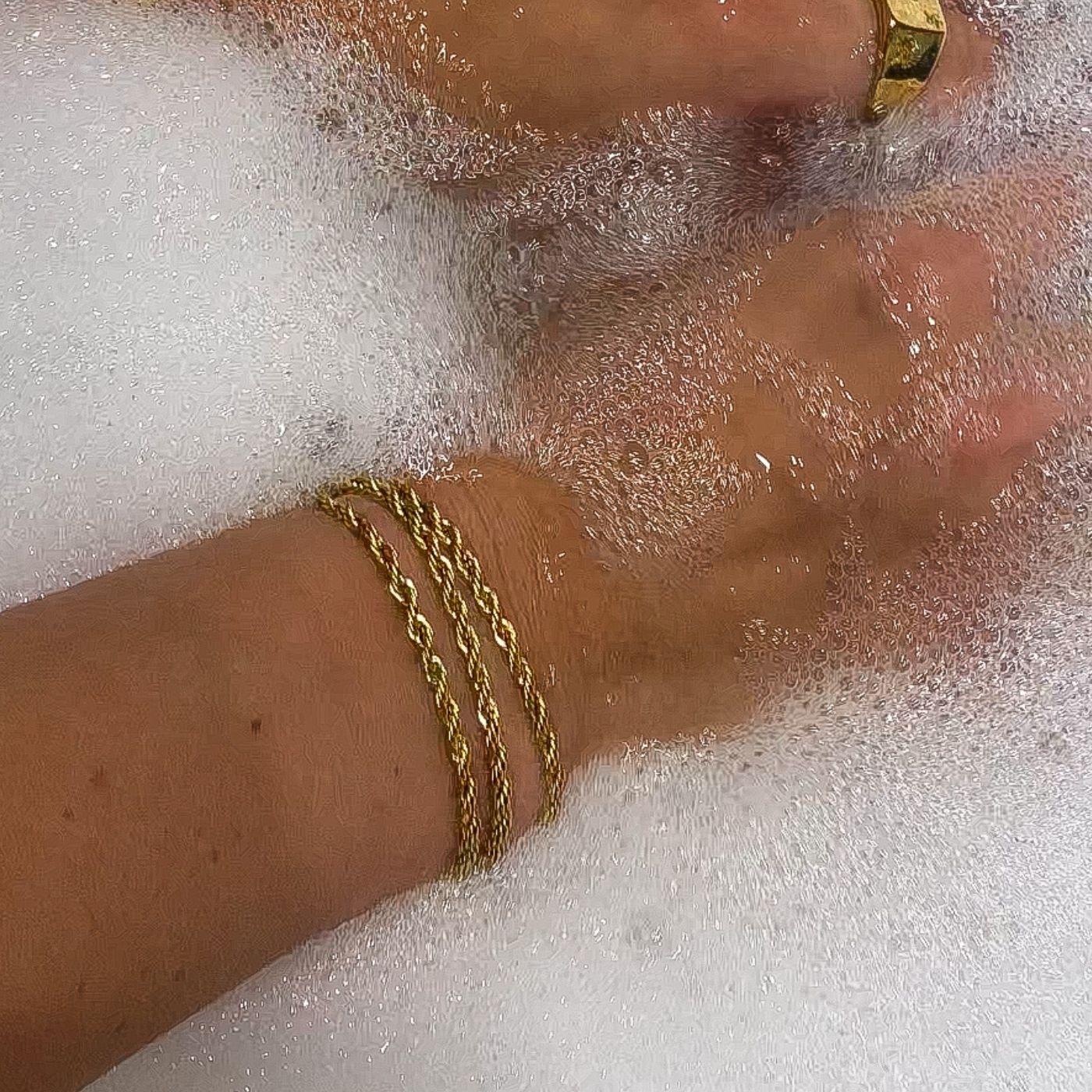 Rope Armbånd 18K Guldbelagt 3mm Camilla Krøyer Jewellery