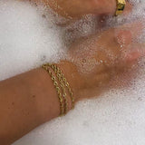 Rope Armbånd 18K Guldbelagt 3mm Camilla Krøyer Jewellery