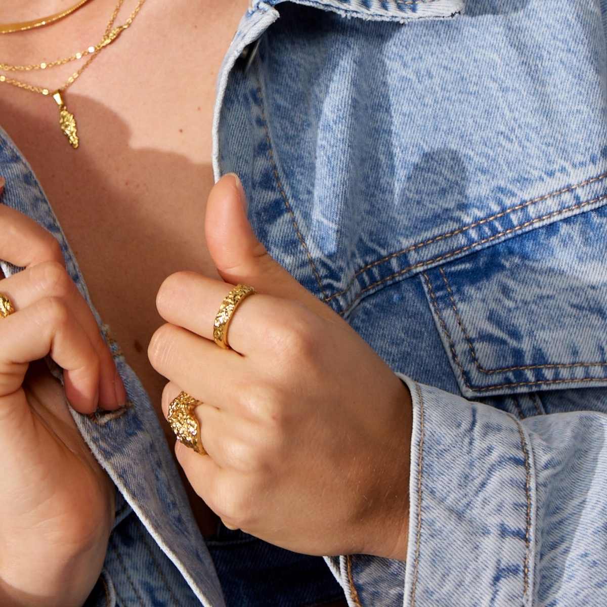 Camilla Krøyer Jewellery - Scoria Classic Ring 18K Guldbelagt