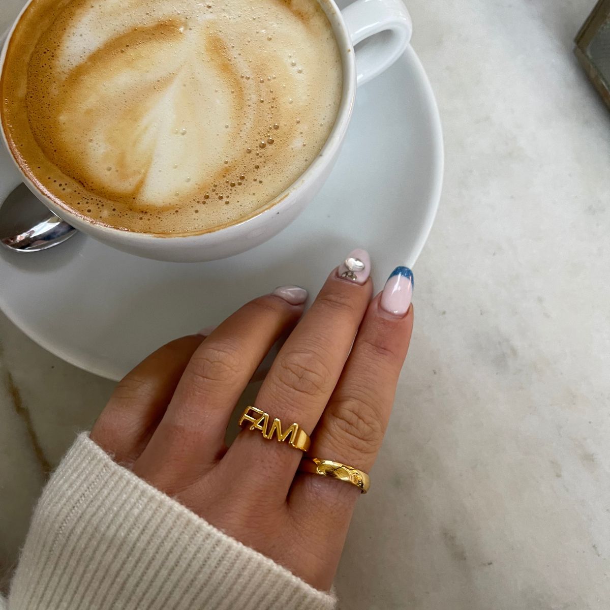 Camilla Krøyer Jewellery FAM Signet Ring 18K Guldbelagt