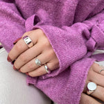 Sun Kiss Oval Ring 925 Sølvbelagt Camilla Krøyer Jewellery