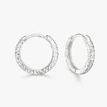 Scoria Creoler 925S Sølvbelagt 16mm Camilla Krøyer Jewellery