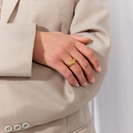 Camilla Krøyer Jewellery Classic Twist Dome Ring 18K Guldbelagt