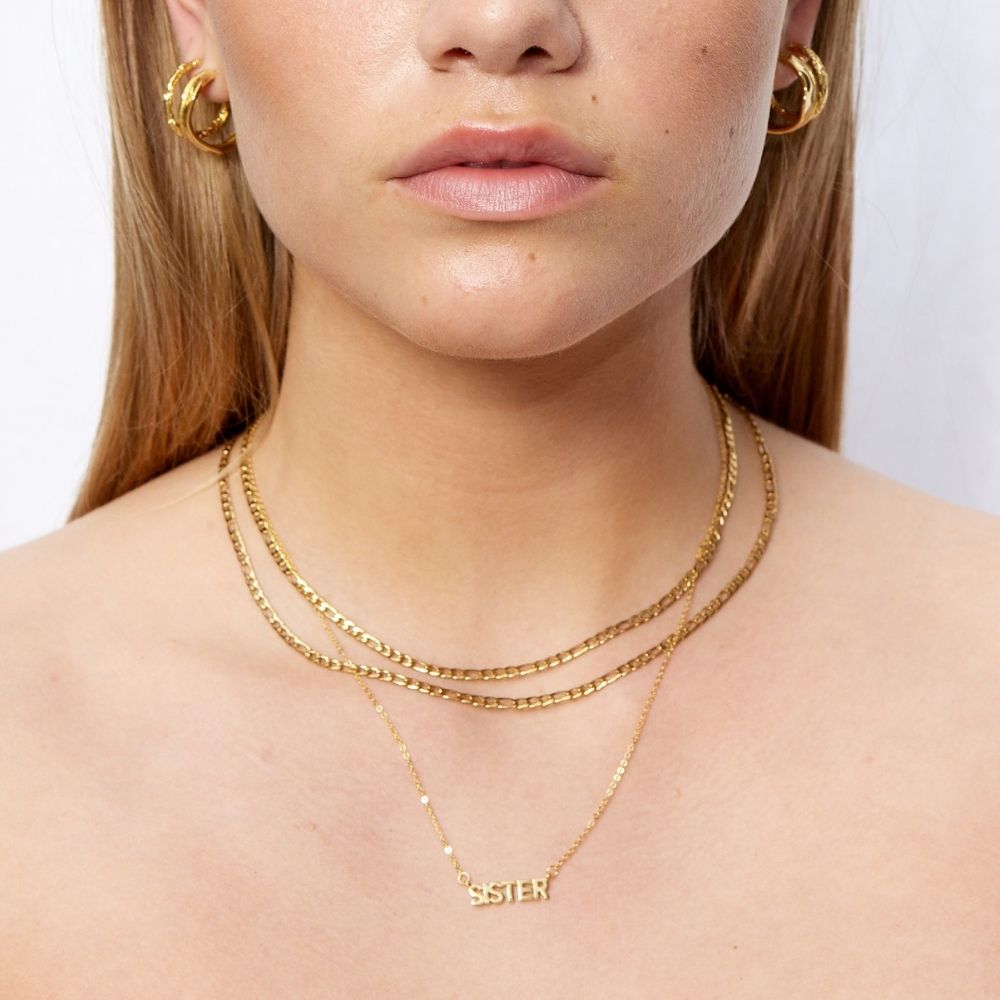 Camilla Krøyer Jewellery SISTER Halskæde 18K Guldbelagt