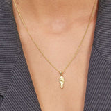 Camilla Krøyer Jewellery Melted Rock Halskæde 18K Forgyldt Sølv