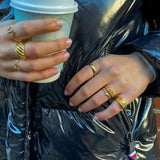 Camilla Krøyer Jewellery Classic Band Ring 18K guldbelagt 4mm