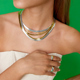 Flad Slangekaede 18K Guldbelagt 6mm Camilla Kroeyer Jewellery 05