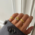 Sun Kiss Rund Ring 18K Guldbelagt Camilla Krøyer Jewellery