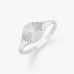 Sun Kiss Rund Ring 925S Sølvbelagt Camilla Krøyer Jewellery