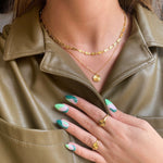 Sun Kiss Oval Ring 18K Guldbelagt Camilla Krøyer jewellery