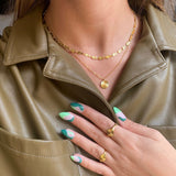 Sun Kiss Oval Ring 18K Guldbelagt Camilla Krøyer jewellery