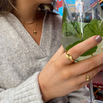 Sun Kiss Oval Ring 18K Guldbelagt Camilla Krøyer jewellery