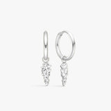 Camilla Krøyer Jewellery Classic Creoler Scoria Rock 925S Sølvbelagt 10mm