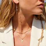 Camilla Krøyer Jewellery Melted Rock Halskæde 18K Forgyldt Sølv