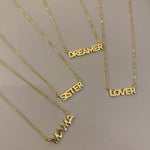 Camilla Krøyer Jewellery SISTER Halskæde 18K Guldbelagt