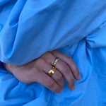 Camilla Krøyer Jewellery Classic Band Ring 18K guldbelagt 8mm